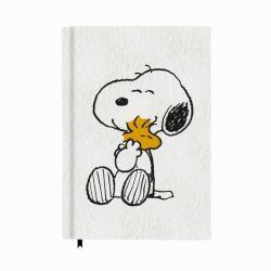 SNOOPY - Notebook Pelucheux Premium - Format A5