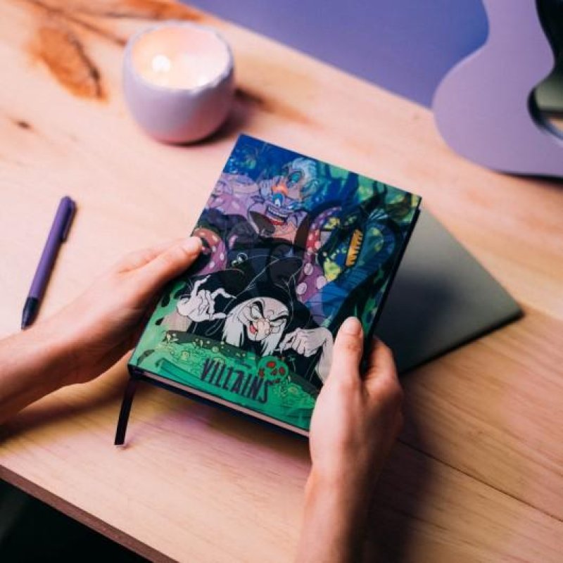 DISNEY VILLAINS - Notebook Lenticulaire - Format A5