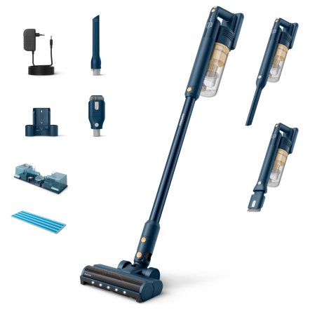 Philips 5000 series XC5043/01 stick vacuum/electric broom Battery Dry&wet Cyclonic Bagless Blue, Yellow