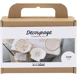 Creative - Mini Craft Kit Decoupage, Mussel shells, soft rose, 1 pack - ()