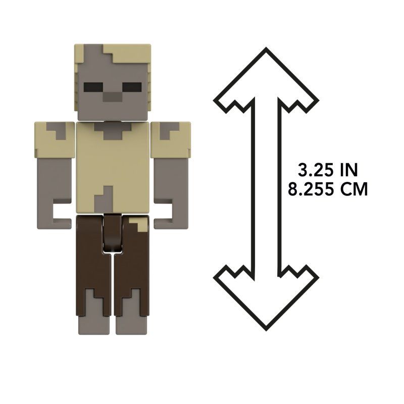 Minecraft 3.25' CORE FIGURE Husk