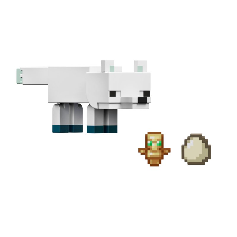 Minecraft 3.25' CORE FIGURE Arctic Fox