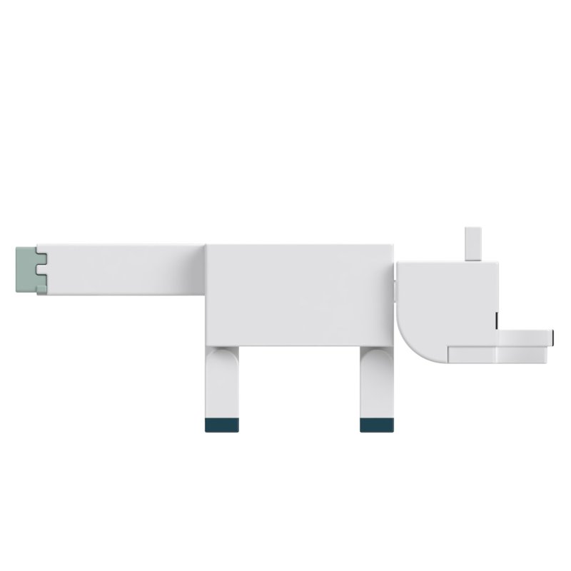 Minecraft 3.25' CORE FIGURE Arctic Fox