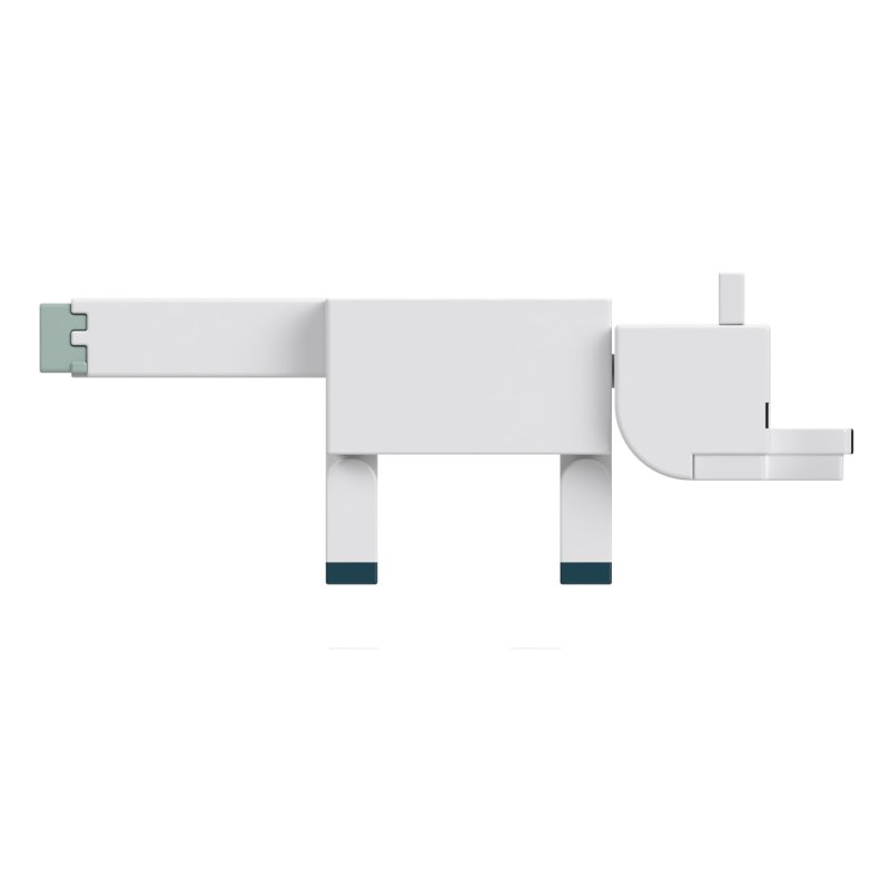 Minecraft 3.25' CORE FIGURE Arctic Fox