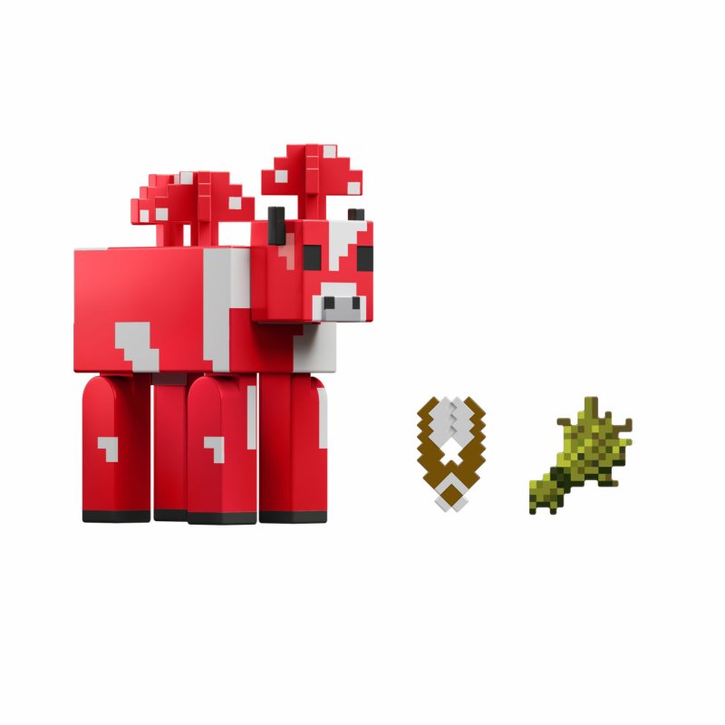 Minecraft 3.25' CORE FIGURE Mooshroom