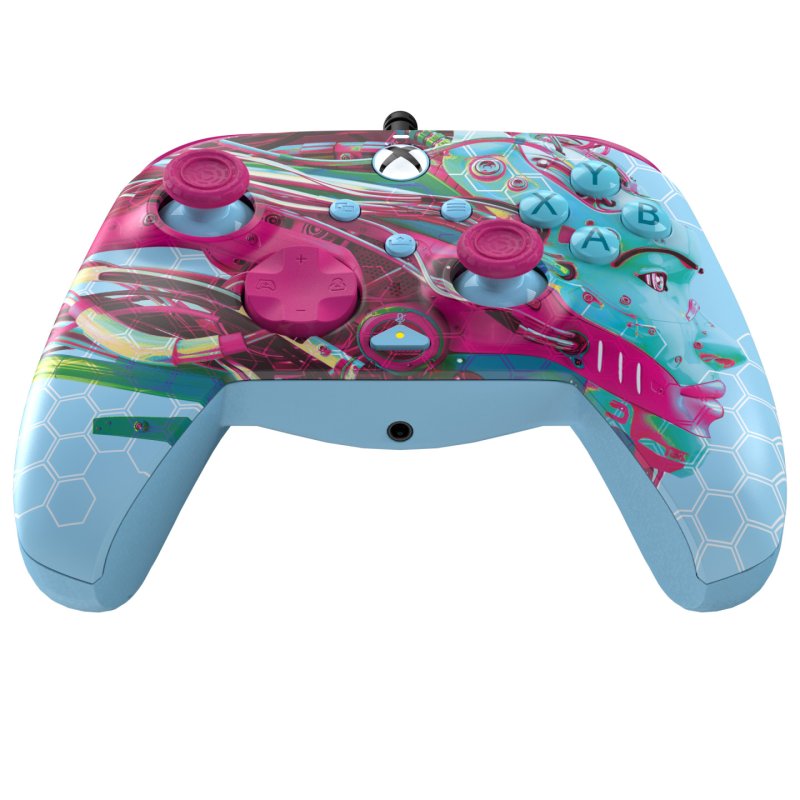 PDP REMATCH GLOW Advanced Multicolore USB Manette de jeu Analogique/Numérique PC, Xbox One, Xbox Series S, Xbox Series