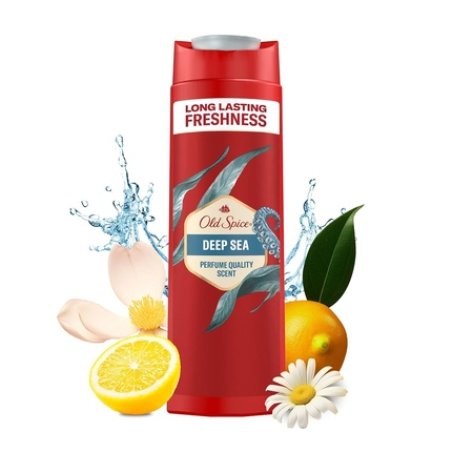 Old Spice Deep Sea 3-in-1 Shower Gel & Shampoo for Men 250ml