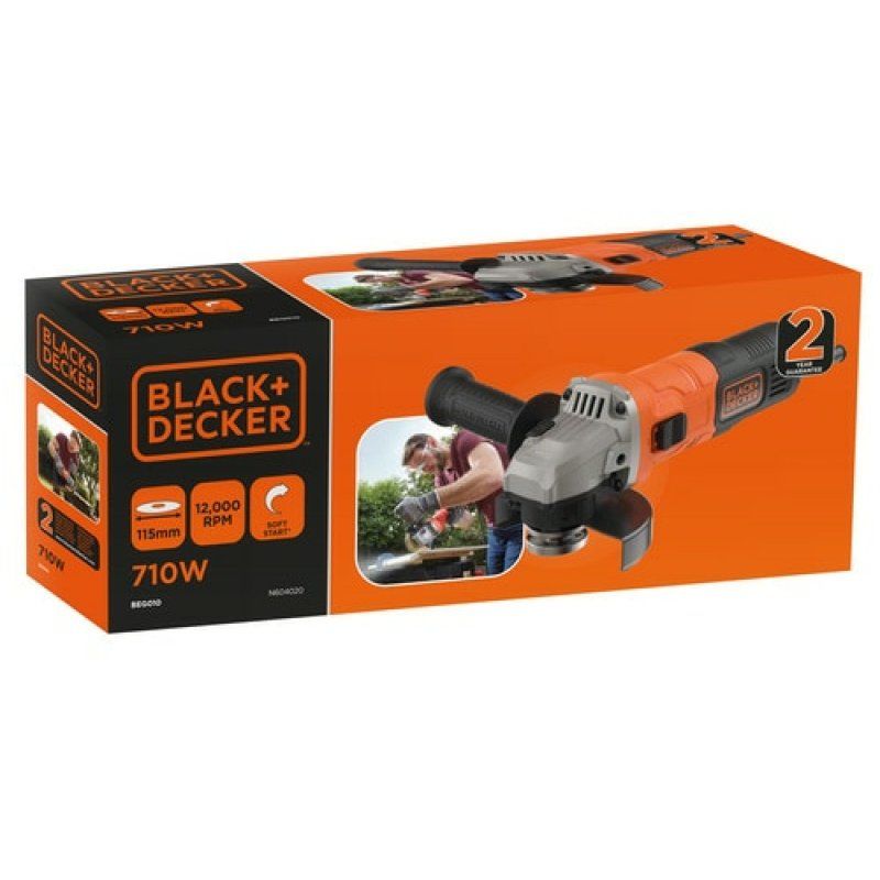 Black & Decker BEG010 meuleuse d'angle 11,5 cm 12000 tr/min 710 W 1,7 g