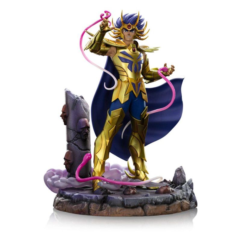 Iron Studios - Art Scale 1/10 - Saint Seiya - Cancer Deathmask Statue 23cm