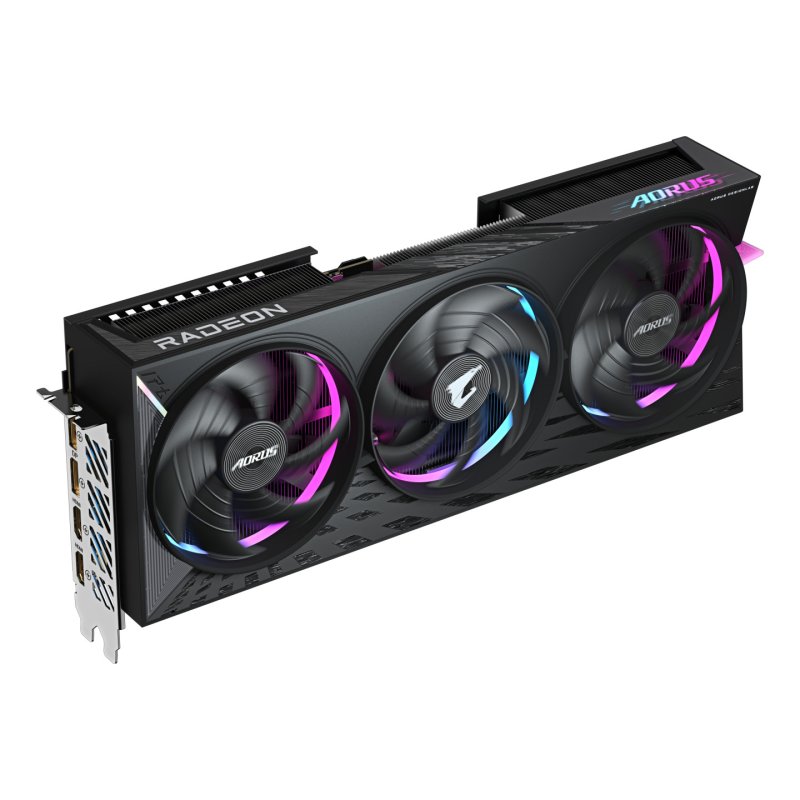 GIGABYTE AORUS Radeon RX 9070 XT ELITE 16G Carte Graphique - 16 Go GDDR6, 256 bits, PCI-E 5.0, 3100 MHz Fréquence du