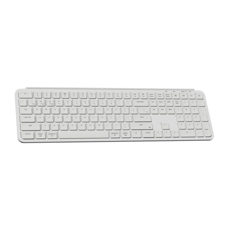 Ultra Slim Keychron B6 Pro 2.4G Wireless Keyboard (White) [B6P-K8].