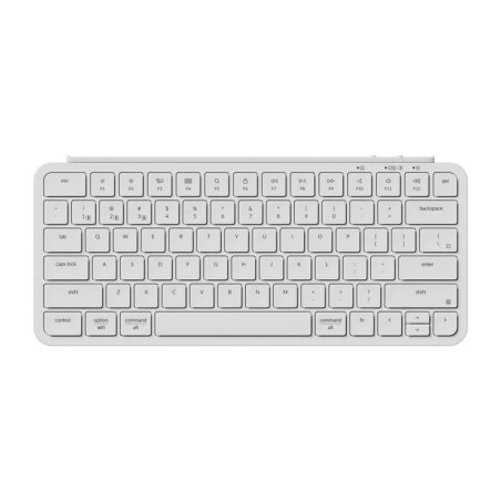Ultra Slim Keychron B1 Pro 2.4G Wireless Keyboard (White) [B1P-K8].