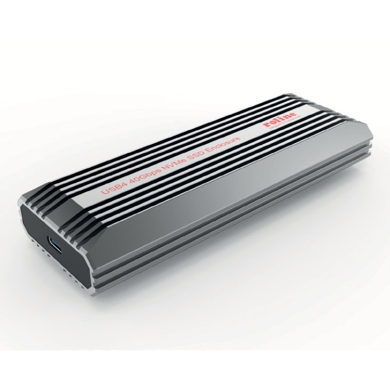ROLINE Boîtier USB 4 C, M.2 NVME SSD 40Gbit/s