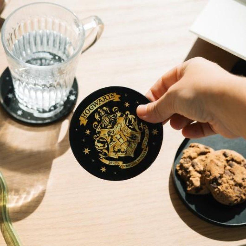 HARRY POTTER - Poudlard - Set de 2 Sous-Verre
