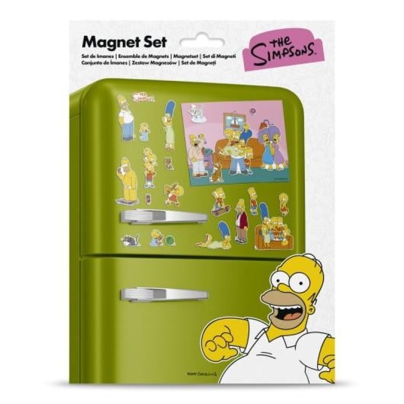 LES SIMPSONS - Famille - Set de Magnets