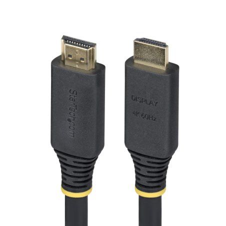 StarTech.com 15m (49.2ft) Active High Speed HDMI Cable, 4K 60Hz/1440p 144Hz, HDR10/HDCP 2.2/ARC, 18Gbps, UHD HDMI 2.0