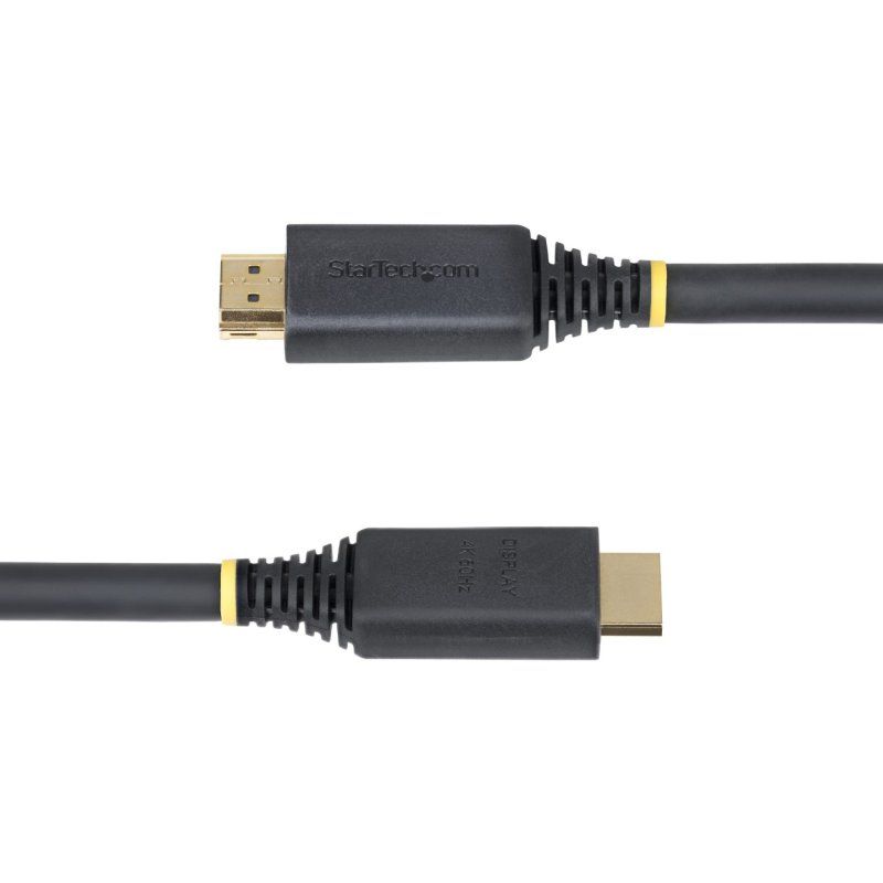 StarTech.com 15m (49.2ft) Active High Speed HDMI Cable, 4K 60Hz/1440p 144Hz, HDR10/HDCP 2.2/ARC, 18Gbps, UHD HDMI 2.0