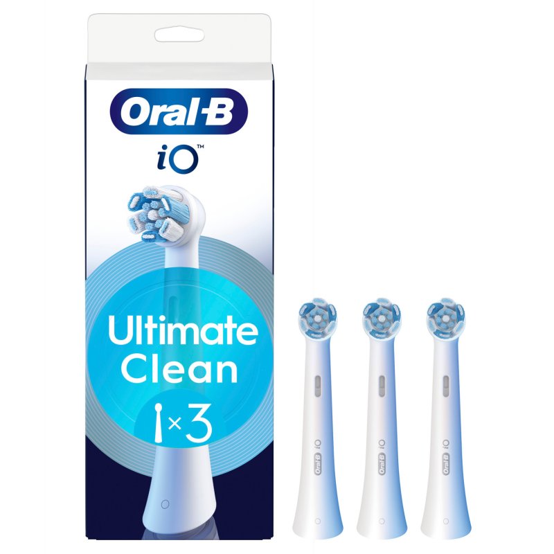 Oral B - Oral-B iO Series Ultimate Clean Replacement Brush Heads - White - 3 count