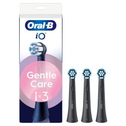 Oral B - Oral-B iO Series Gentle Care Replacement Brush Heads - Black - 3 count