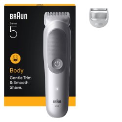 Braun - Body Groomer Series 5 2 Grooming Tools - Grey