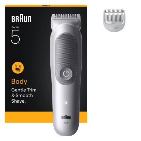Braun - Body Groomer Series 5 2 Grooming Tools - Grey