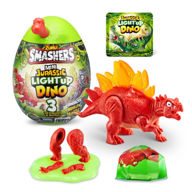 Smashers - Jurassic Light Up Dino Ei Mini Serie 1 (sortierter Artikel)