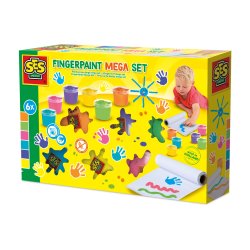 SES Creative - Fingerpaint Mega Set 6x110ml - (S00393)