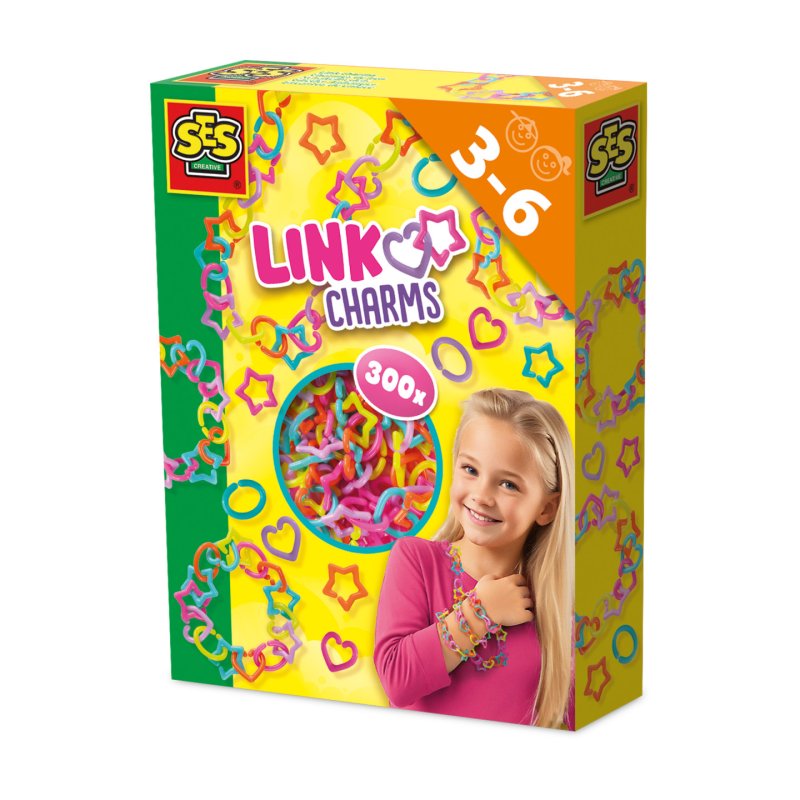 SES Creative 14052 Link Charms - Make Bracelets, Make Necklaces - Endless Possibilities with Universal Link Charms