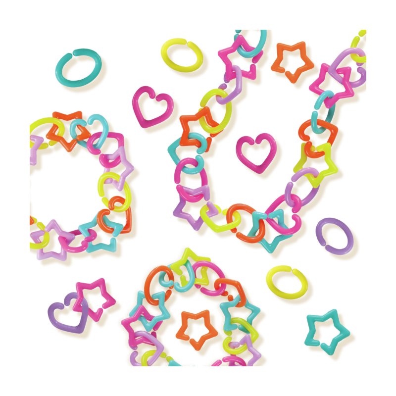 SES Creative 14052 Breloques à Maillons - Crée des Bracelets, des Colliers - Possibilités Infinies avec Breloques à