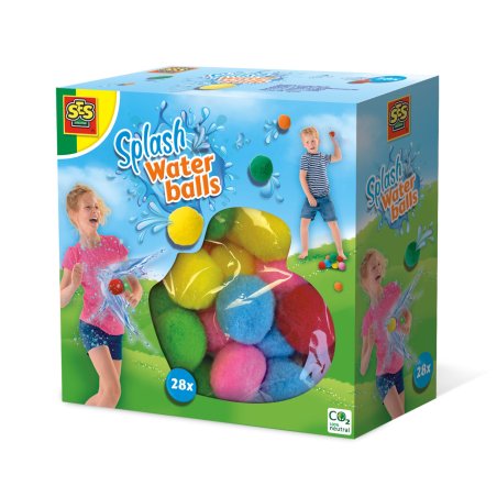 SES Creative Splash water balls - The alternative for water-balloons, Can be used again and again, Can be used wet and