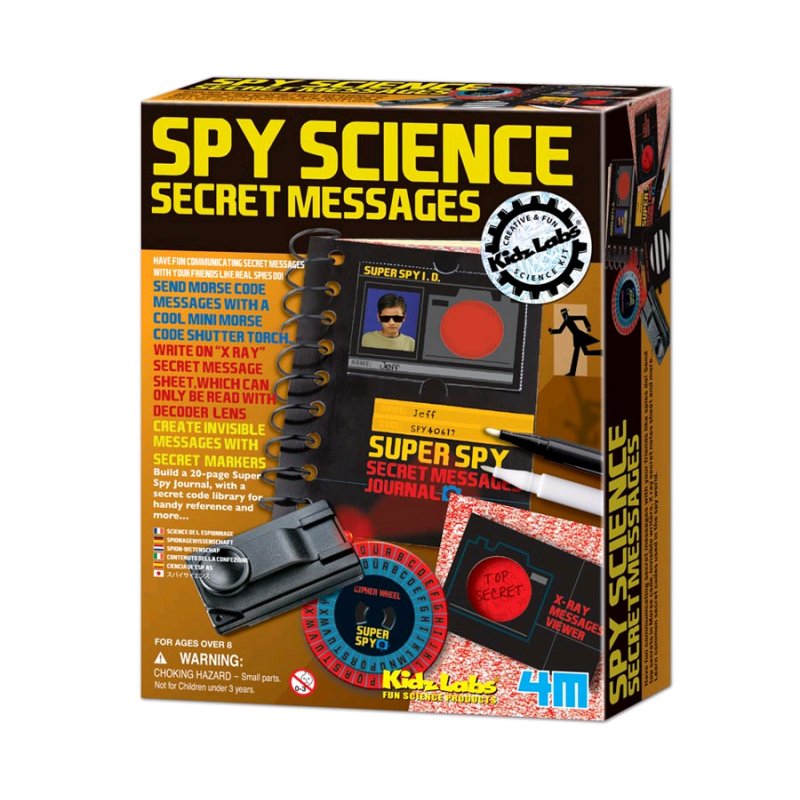 4M KidzLabs - Spy Science - Secret Message (03295)