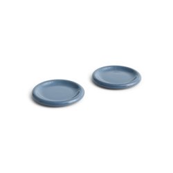 HAY - Barro Plate Ø18, set of 2 - Dark blue