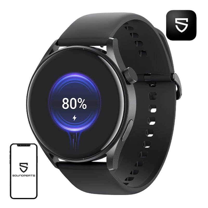 Soundpeats Watch4 smartwatch (black)