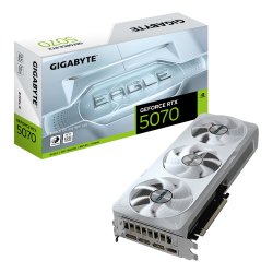 GIGABYTE GeForce RTX 5070 EAGLE OC ICE SFF 12G Graphics Card - 12GB GDDR7, 192bit, PCI-E 5.0, 2587 MHz Core Clock, 3 x