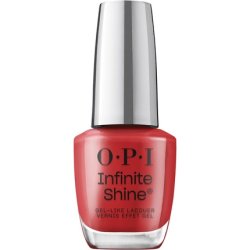 OPI Nail Polish Infinite Shine Long-wear System 2nd Step Gel-Like Nail Varnish Big Apple Red 15ml