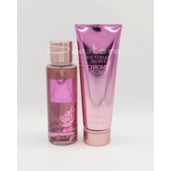 Victoria's Secret Chrome Peony Body Mist Spray & Body Lotion