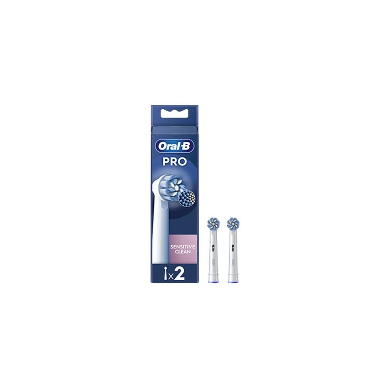Oral-B Pro Sensitive Clean Replacement Heads For Sensitive Gums - 2 Pack