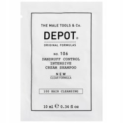 Depot 100 Hair Cleansing No 106 Clear Formula Pro-Vitamin B5 Hair Shampoo Anti-Dandruff - 10 Ml