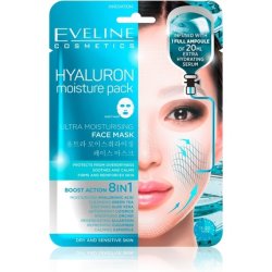 Eveline Cosmetics Cloth Mask with Hyaluronic Acid 8-in-1