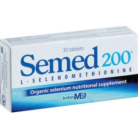 Intermed Semed 200mg Antioxidant Supplement Of Organic Selenium 30 Tablets