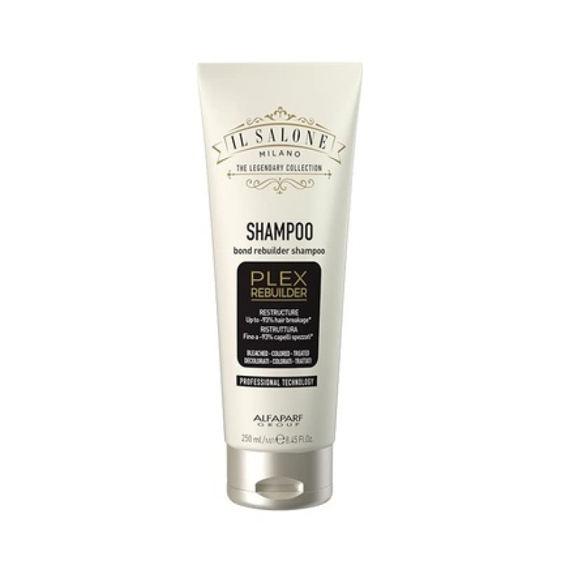 Il Salone Milano Professional Plex Rebuilder Shampoo for Bleached Colored Treated Hair 8.45 Fl. Oz. 250ml