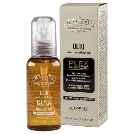 Il Salone Milano Professional Plex Rebuilder Keratin Hair Oil for Bleached, Colored, Treated Hair 3.38 Fl. Oz.