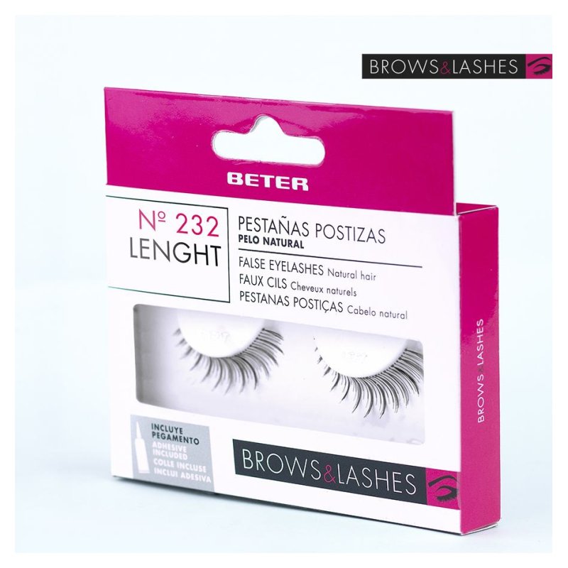 Beter Nº232 Length Strip lashes Black