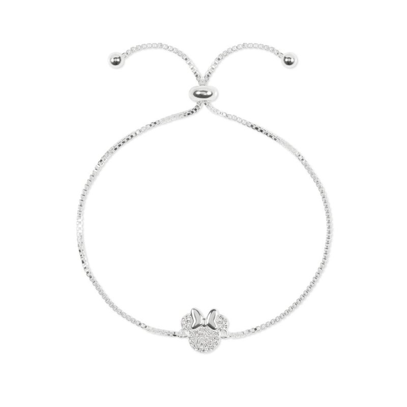 MINNIE - Bracelet Ajustable Pendentif serti de pierres