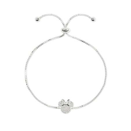 MINNIE - Bracelet Ajustable Pendentif serti de pierres