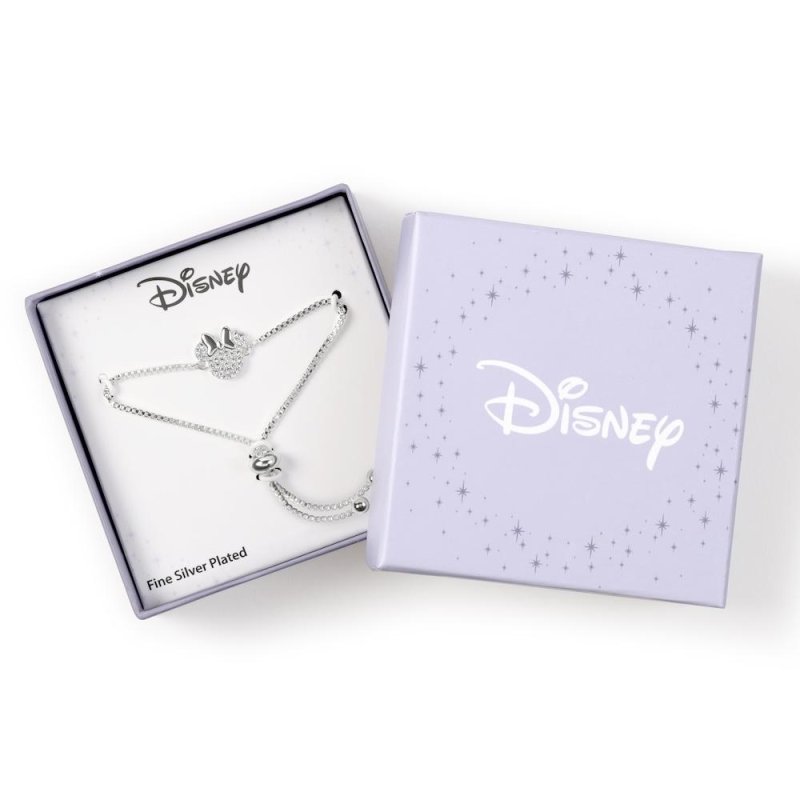 MINNIE - Bracelet Ajustable Pendentif serti de pierres