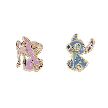 STITCH & ANGEL - 1 Paire de Clous d'Oreilles