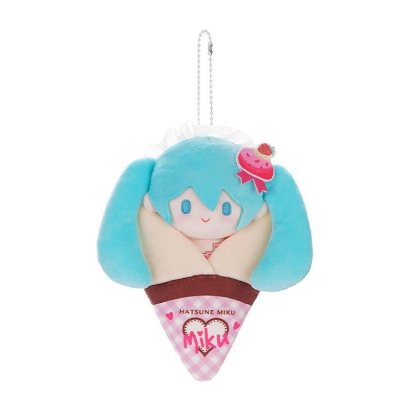 HATSUNE MIKU - Crêpe Mascot B - Porte-clés Pouch 15x17cm