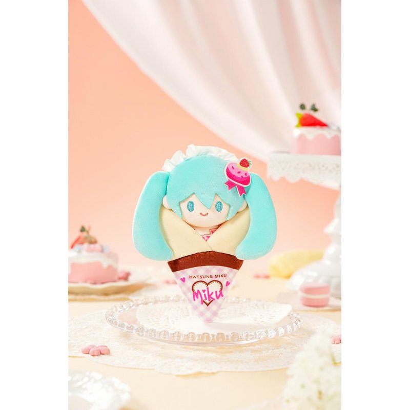 HATSUNE MIKU - Crêpe Mascot B - Porte-clés Pouch 15x17cm