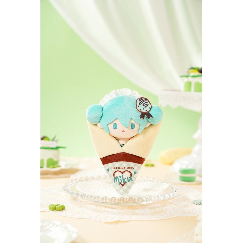 HATSUNE MIKU - Crêpe Mascot A - Porte-clés Pouch 15x17cm